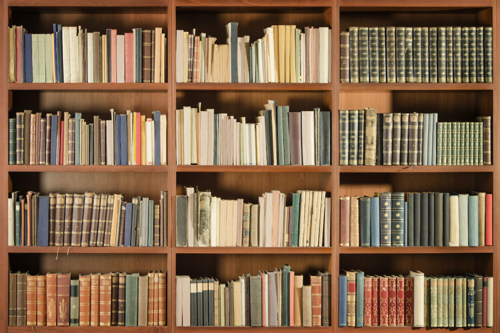 shelf of books